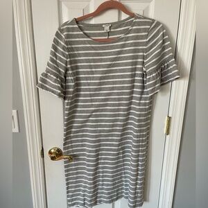 J.Crew Outlet Striped Cotton Dress - S